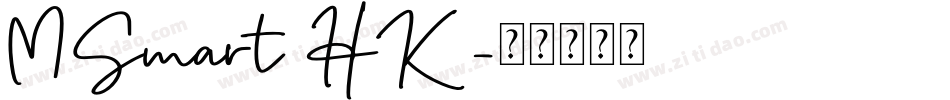 MSmart HK字体转换